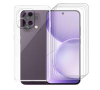 AQGGIIXY Funda con Pack 4 Vidrios para OPPO Reno16 FS 5G