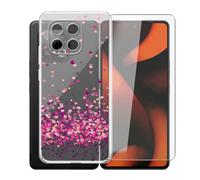 AQGGIIXY Funda con Protector para Gigaset GS6 Pro - WM85 | 6.67". Silicona suave, antideslizante, anti golpes, dureza 9H, anti rayones, ultra delgado, HD claro.