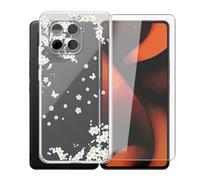 AQGGIIXY Funda con Protector para Gigaset GS6 Pro - WM91 | 6.67". Silicona suave, antideslizante, anti golpes, dureza 9H, anti rayones, ultra delgado, HD claro.