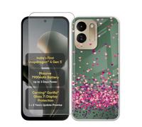 AQGGIIXY Funda con Protector para Poco M8x 5G - WM85 | 6.90". Silicona suave, antideslizante, anti golpes, dureza 9H, anti rayones, ultra delgado, HD claro.