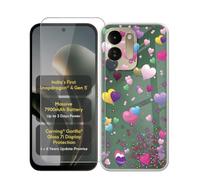 AQGGIIXY Funda con Protector para Poco M8x 5G - YQ29 | 6.90". Silicona suave, antideslizante, anti golpes, dureza 9H, anti rayones, ultra delgado, HD claro.