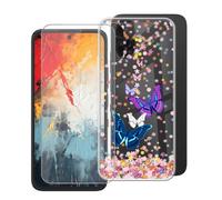 AQGGIIXY Funda con Protector para TCL K70 NXTpaper - E13 | 6.75". Silicona suave, antideslizante, anti golpes, dureza 9H, anti rayones, ultra delgado, HD claro.