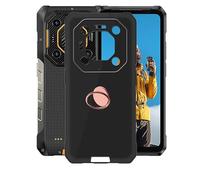 AQGGIIXY Funda de teléfono para Ulefone Armor 26 Ultra (6.8 pulgadas) con soporte de anillo de rotación de 360°, forro de microfibra suave antiarañazos, funda protectora de silicona líquida ultra