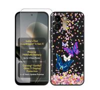 AQGGIIXY Funda Negra con Protector para Poco M8x 5G - E13 | 6.90". Silicona suave, antideslizante, anti golpes, dureza 9H, anti rayones, ultra delgado, HD claro.
