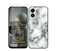 AQGGIIXY Funda Negra con Protector para Poco M8x 5G - WM73 | 6.90". Silicona suave, antideslizante, anti golpes, dureza 9H, anti rayones, ultra delgado, HD claro.