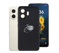 AQGGIIXY Funda Negra con Soporte Anular para TCL NXTpaper 70