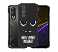 AQGGIIXY Funda Negra para Doogee Blade 20 Plus - DUO6 | 5.60". Silicona suave, antideslizante, bordes elevados, esquinas reforzadas, anti golpes, agarre seguro.
