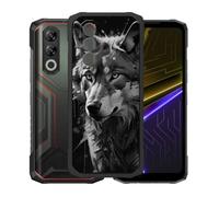 AQGGIIXY Funda Negra para Doogee Blade 20 Plus - W11 | 5.60". Silicona suave, antideslizante, bordes elevados, esquinas reforzadas, anti golpes, agarre seguro.