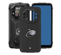 AQGGIIXY Funda para Blackview Rock 1 (6.56pulgadas), con RotacióN de 360°[Anillo Soporte MóVil] Carcasa Black Funda de Silicona Suave De TPU Funda de Parachoques Trasero