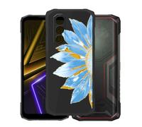 AQGGIIXY Funda para Doogee Blade 20 Plus Negra - W19 | 5.60". Silicona suave, antideslizante, bordes elevados, esquinas reforzadas, anti golpes, agarre seguro, protección diaria.