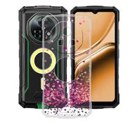 AQGGIIXY Funda para Doogee Fire 7 Pro (6.60"), Protector Case Bumper Caso Ultrafino Gel, Transparente Suave Silicona TPU Carcasa, Anti-Arañazos - Muchos Amores
