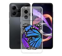 AQGGIIXY Funda para Doogee Note 56 Pro (6.56"), Protector Case Bumper Caso Ultrafino Gel, Transparente Suave Silicona TPU Carcasa, Anti-Arañazos - Azul púrpura