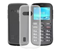 AQGGIIXY Funda para Doro 1880 4G (2.8"), Ultrafina Anti-rasguños X Antichoque White Carcasa de Telefono Suave Silicona TPU Caso Case para Doro 1880 4G - White