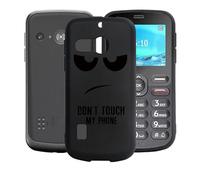 AQGGIIXY Funda para Doro 1880 4G (2.8"), Ultrafino Gel Protector Bumper Caso Case, Nero Suave Silicona TPU Carcasa, Anti-Arañazos Funda para Doro 1880 4G - DUO5