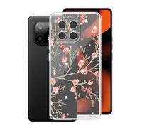 AQGGIIXY Funda para Gigaset GS6 Pro (6.67"), Protector Case Bumper Caso Ultrafino Gel, Transparente Suave Silicona TPU Carcasa, Anti-Arañazos - Flores floreciendo