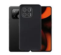 AQGGIIXY Funda para Gigaset GS6 Pro Negra | 6.67". Silicona suave, antideslizante, bordes elevados, esquinas reforzadas, anti golpes, agarre seguro, protección diaria.