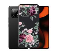 AQGGIIXY Funda para Gigaset GS6 Pro Negra - YQ12 | 6.67". Silicona suave, antideslizante, bordes elevados, esquinas reforzadas, anti golpes, agarre seguro, protección diaria.