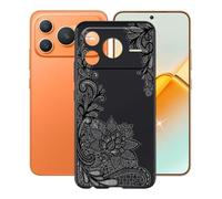 AQGGIIXY Funda para Honor Power2 (6.79"), Ultrafino Gel Protector Bumper Caso Case, Nero Suave Silicona TPU Carcasa, Anti-Arañazos Funda para Honor Power2 - Flower