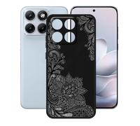 AQGGIIXY Funda para Motorola Edge 70 Fusion (6.78"), Ultrafino Gel Protector Bumper Caso Case, Nero Suave Silicona TPU Carcasa, Anti-Arañazos Funda para Motorola Edge 70 Fusion - Flower