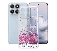 AQGGIIXY Funda para Motorola Edge 70 Fusion (6.78"), Ultrafino Gel Protector Bumper Caso Case, Transparente Suave Silicona TPU Carcasa, Anti-Arañazos Funda para Motorola Edge 70 Fusion - Love