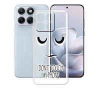 AQGGIIXY Funda para Motorola Edge 70 Fusion (6.78"), Ultrafino Gel Protector Bumper Caso Case, Transparente Suave Silicona TPU Carcasa, Anti-Arañazos Funda para Motorola Edge 70 Fusion - Eyes