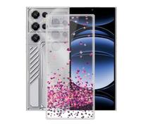 AQGGIIXY Funda para Oukitel C61 GT (6.88"), Protector Case Bumper Caso Ultrafino Gel, Transparente Suave Silicona TPU Carcasa, Anti-Arañazos - Muchos Amores