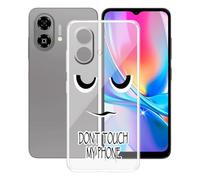 AQGGIIXY Funda para ZTE Blade A35e 4G (6.52"), Ultrafino Gel Protector Bumper Caso Case, Transparente Suave Silicona TPU Carcasa, Anti-Arañazos Funda para ZTE Blade A35e 4G - Eyes