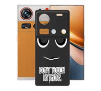 AQGGIIXY Funda para ZTE Nubia Z70S Ultra (6.85"), Protector Case Bumper Caso Ultrafino Gel, Nero Suave Silicona TPU Carcasa, Anti-Arañazos para ZTE Nubia Z70S Ultra - No Toque W