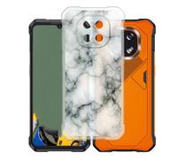 AQGGIIXY Funda Transparente para Cubot Kingkong ES 5 - WM73 | 6.88". Anti amarillamiento, silicona flexible, bordes elevados, esquinas reforzadas, muestra diseño original.