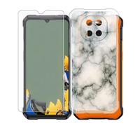 AQGGIIXY Funda Transparente y Vidrio para Cubot Kingkong ES 5 - WM73 | 6.88". Anti amarillamiento + vidrio dureza 9H, silicona flexible, sin burbujas, protección total.