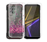AQGGIIXY Funda Transparente y Vidrio para Doogee Blade 20 Plus - WM85