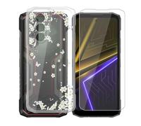 AQGGIIXY Funda Transparente y Vidrio para Doogee Blade 20 Plus - WM91