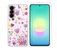 AQGGIIXY Funda Transparente y Vidrio para Samsung Galaxy A27 - YQ29