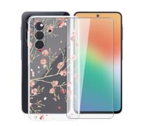 AQGGIIXY Funda Transparente y Vidrio para Samsung Galaxy F70 Pro 5G - WM84