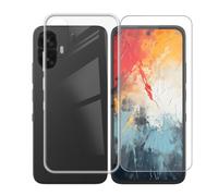 AQGGIIXY Funda Transparente y Vidrio para TCL K70 NXTpaper - Clear | 6.75". Anti amarillamiento + vidrio dureza 9H, silicona flexible, sin burbujas, protección total.