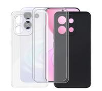 AQGGIIXY Pack 2 Fundas con Pack 2 Vidrios para OPPO Reno 16