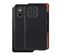 AQGGIIXY Pack 2 Fundas para Gigaset GS6 Pro Negras | 6.67". Silicona suave, antideslizante, bordes elevados, esquinas reforzadas, anti golpes, agarre seguro, protección diaria.