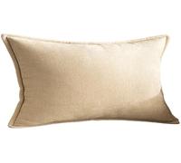 AQIGR Funda Cojines 30x50 para Sofá Funda de Almohada 70x40 Súper Suave Fundas de Cojín 80x80 60x60 Decoración Moderna para Silla Cama Sala de Estar Dormitorio(Light Yellow,80x80cm(Set of 1))