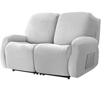 AQIGR Terciopelo Funda Sofa Relax 1 plaza/2/3 plazas Reclinable Elástico Funda De Sofá Espesar Electrico Sillón Relax Gatos Perros Niño Protector para Sofá (Color : #3, Size : 2 People (6 Pieces))