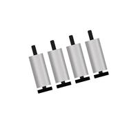 AQIOERH 4 Uds Patas de sofá Patas de Muebles Patas de Repuesto for Mesa de Centro Armario Soporte de TV para Sofá(Silver 8cm)