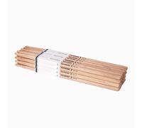 AQJUNONG Baquetas, baquetas 5A, 12 pares de baquetas clásicas de madera de roble para niños y adultos, accesorios profesionales de percusión para instrumentos musicales
