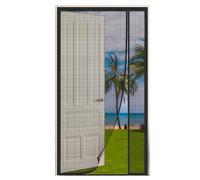 AQKaki Mosquitera Puerta Magnetica Fibra de Vidrio, 205x255cm Apertura Laterale Puerta Magnética Antimosquitos Cierra Automáticamente Imane Potente Cortina Mosquitera Puerta para Balcón Salón