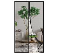 AQKaki Mosquitera Puerta Magnetica Fibra de Vidrio, 90x210cm Apertura Central Puertas Magnética Antimosquitos Cierra Automáticamente Imane Potente Cortina Mosquitera Puerta para Puerta Balcón Salón