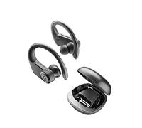 AQL Sport Boost Charge | Auriculares Bluetooth | Auriculares Bluetooth Deportivos - Estéreo Inalámbrico - Impermeable - Estuche de Carga para 5 Cargas - Negro