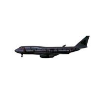 AQMUZE 47 Cm De Resina Fundida A Presión 1 160 para El Modelo De Avión Boeing B747 del Barco Dragón Tailandés con Luces Y Ruedas Pantalla Estática(with Light 1 b747)