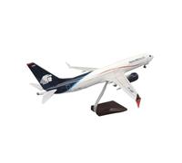 AQMUZE Avión De Resina De 47 Cm A Escala 1 85 para Colección, Modelo B737 De México con Tren De Aterrizaje De Base(with Lamp)