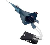 AQMUZE Caza A Escala 1 72 para F-20 MiG 29 SU-35 Flying Leopard F117 F22, Modelo De Avión Fundido A Presión, Pantalla Estática(F-22)