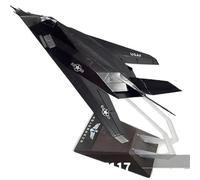 AQMUZE Caza A Escala 1 72 para F-20 MiG 29 SU-35 Flying Leopard F117 F22, Modelo De Avión Fundido A Presión, Pantalla Estática(F117)