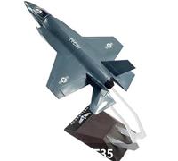 AQMUZE Caza A Escala 1 72 para F-20 MiG 29 SU-35 Flying Leopard F117 F22, Modelo De Avión Fundido A Presión, Pantalla Estática(F35)