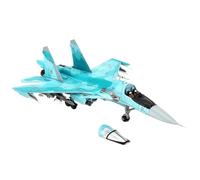 AQMUZE Diecast Escala 1 72 para La Fuerza Aérea Rusa SU34 Avión De Combate Modelo De Metal Juguete Coleccionable Recuerdo(No Base)